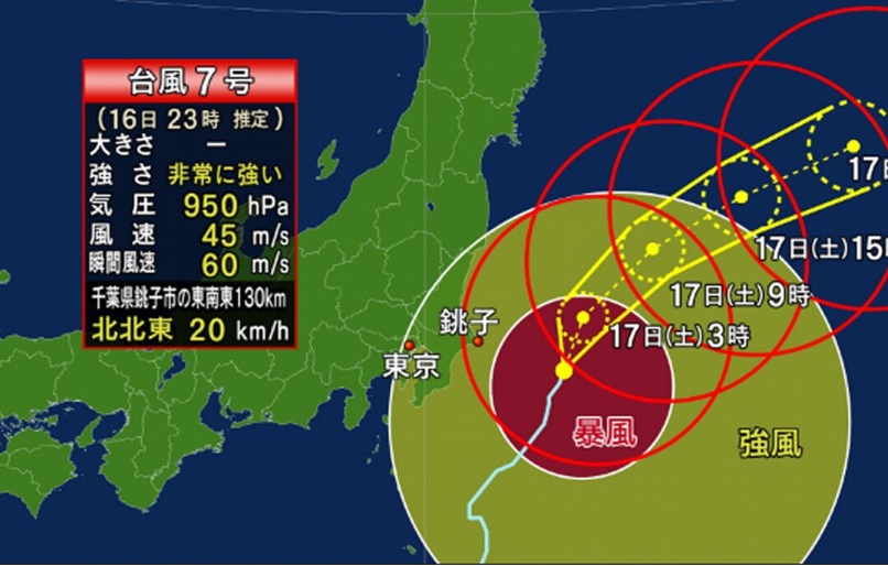 台風7号